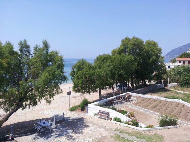 Pano Sto Kyma Studios Plomari Exterior photo